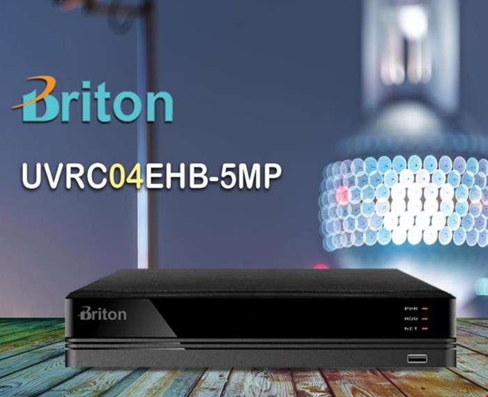 دستگاه ضبط تصویر 4 کانال برایتون مدل UVRC04EHB-5MP