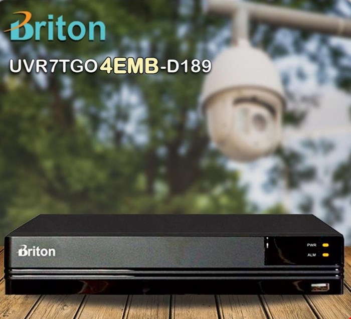 دستگاه ضبط تصویر 4 کانال برایتون مدل UVRAO4EMB-D74G
