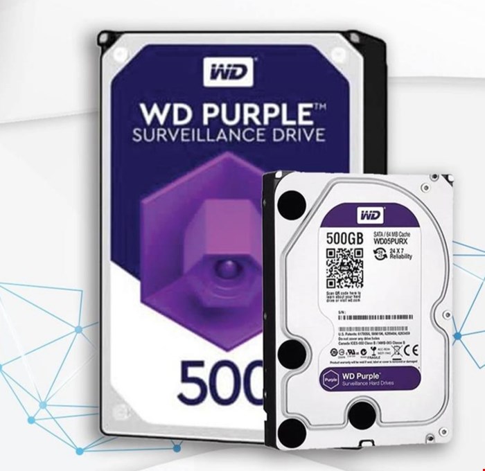 هارد اینترنال 500 گیگ وسترن بنفش ⭐️گارانتی 12 ماه⭐️