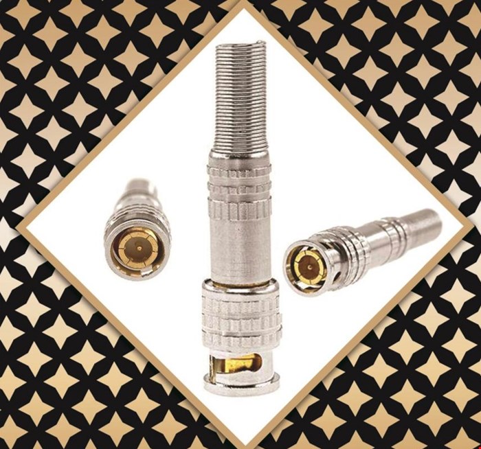 فیش BNC پیچی نارنجکی