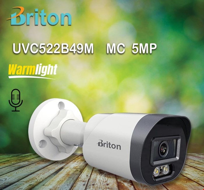 دوربین مداربسته 5 مگاپیکسل برایتون مدل UVC522B49M-MC
