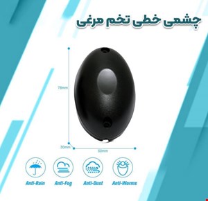 چشمی خطی تخم مرغی